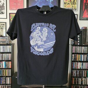 ELECTRIC EYE RECORDS T-Shirt Size Large RETRO SKULL DESIGN